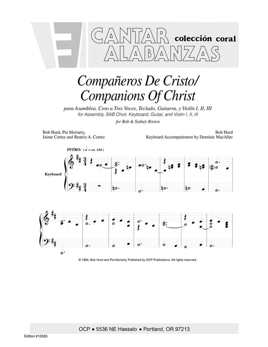 Compa–eros de Cristo/Companions of Christ