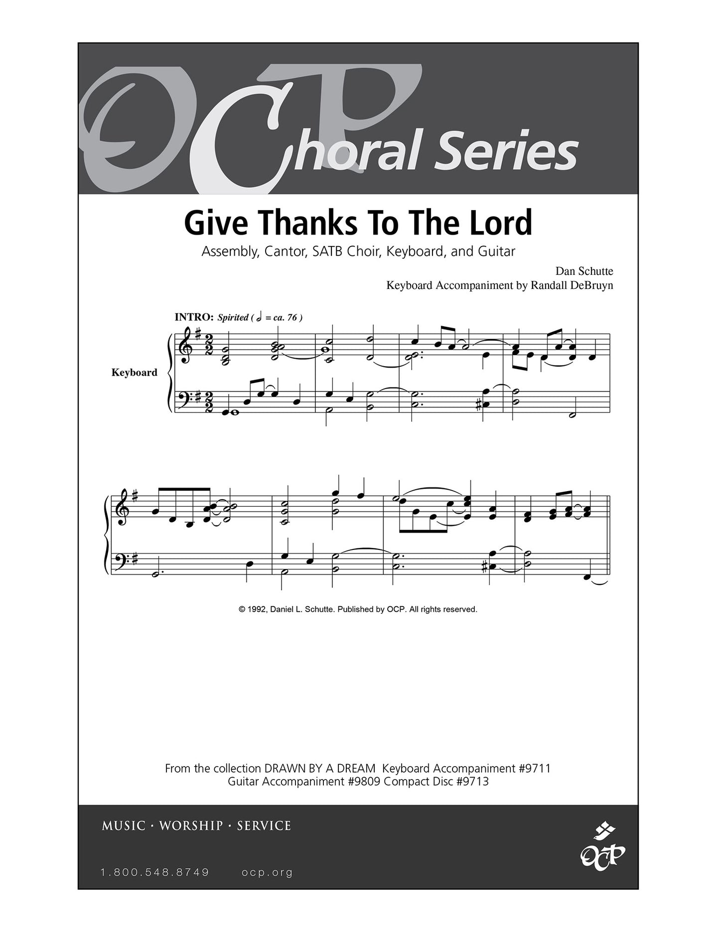 Give Thanks to the Lord