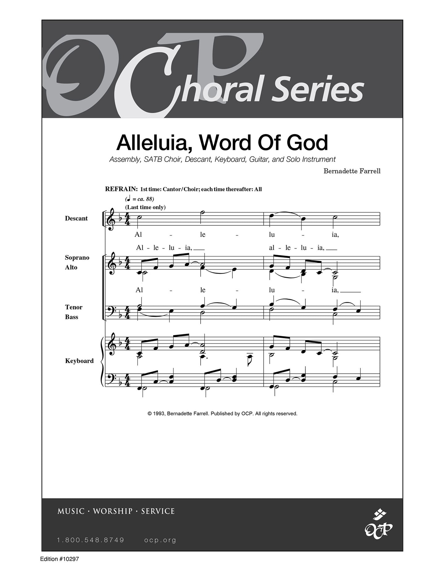 Alleluia, Word of God: Mass of Hope