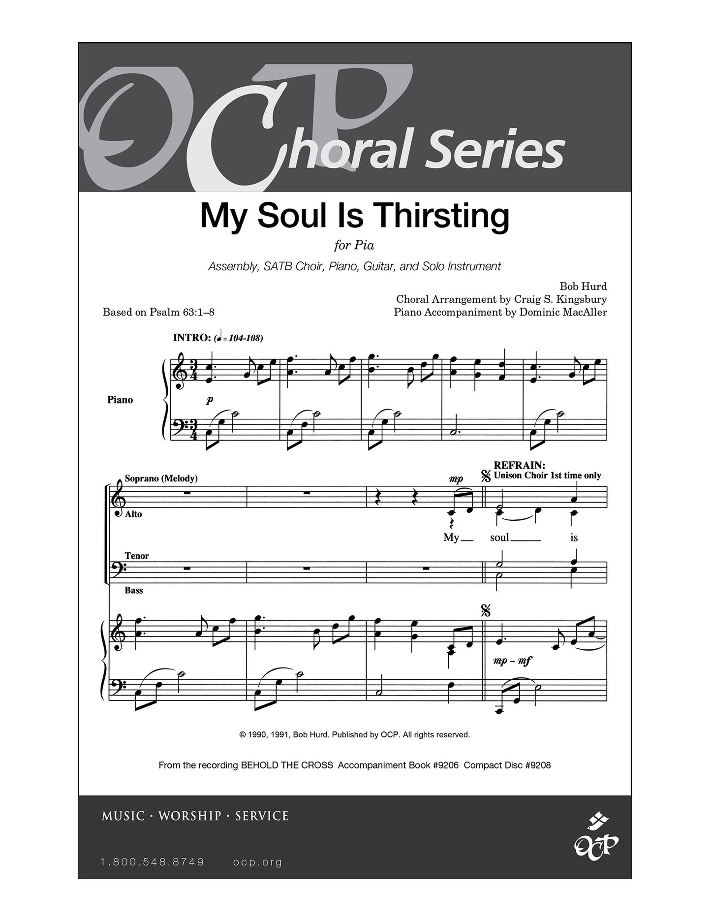 My Soul Is Thirsting