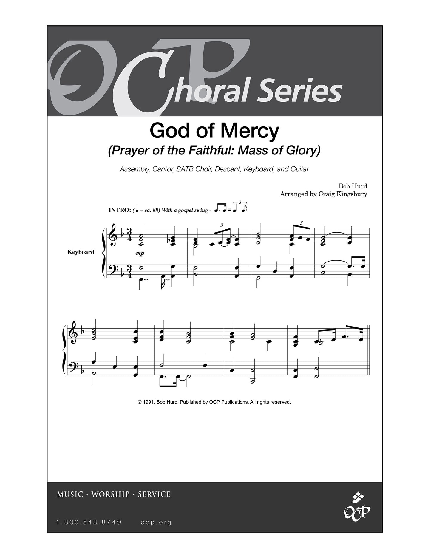 God of Mercy: Mass of Glory