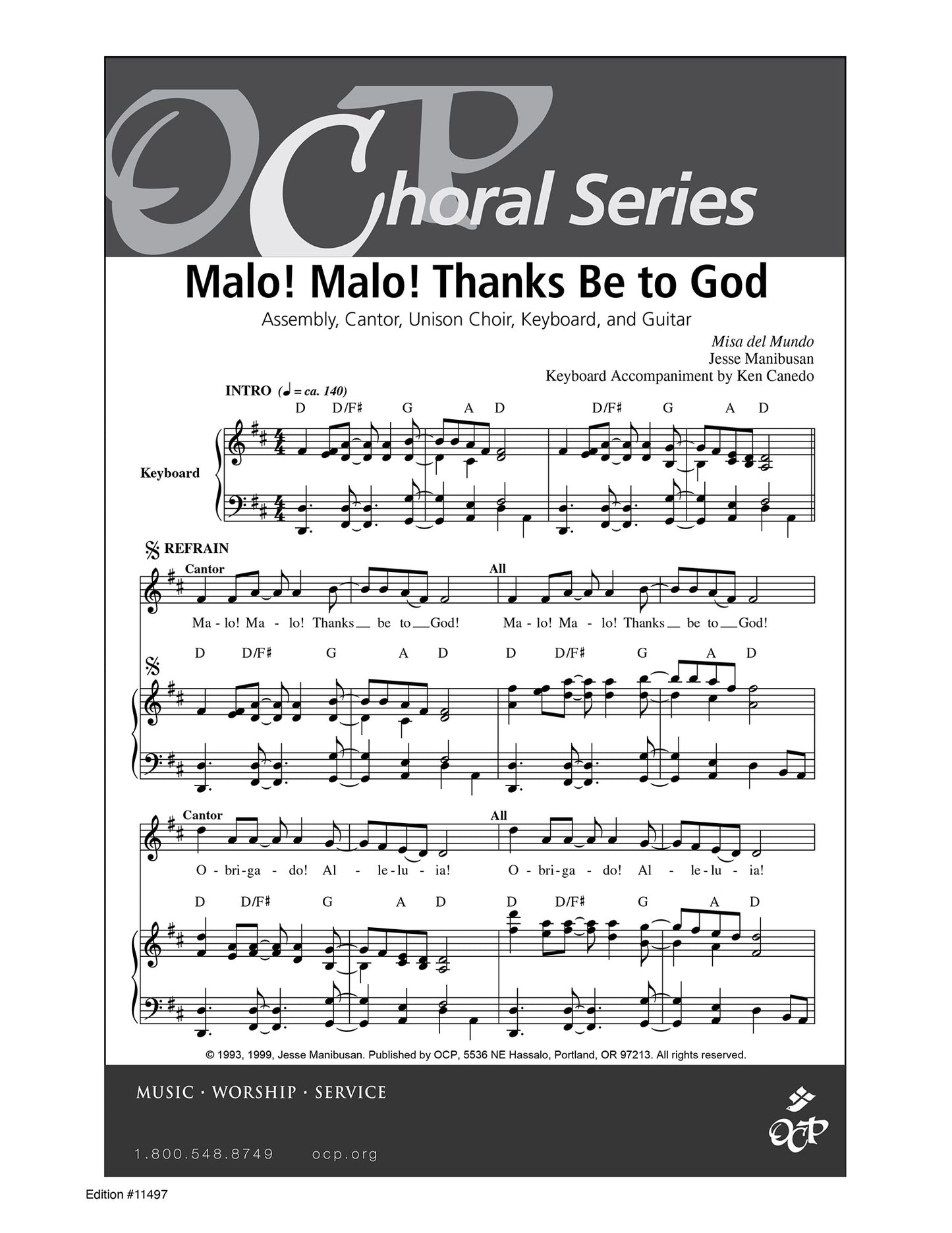 Malo! Malo! Thanks Be to God