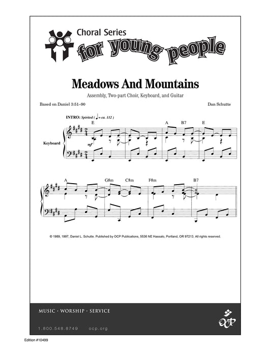 Meadows and Mountains