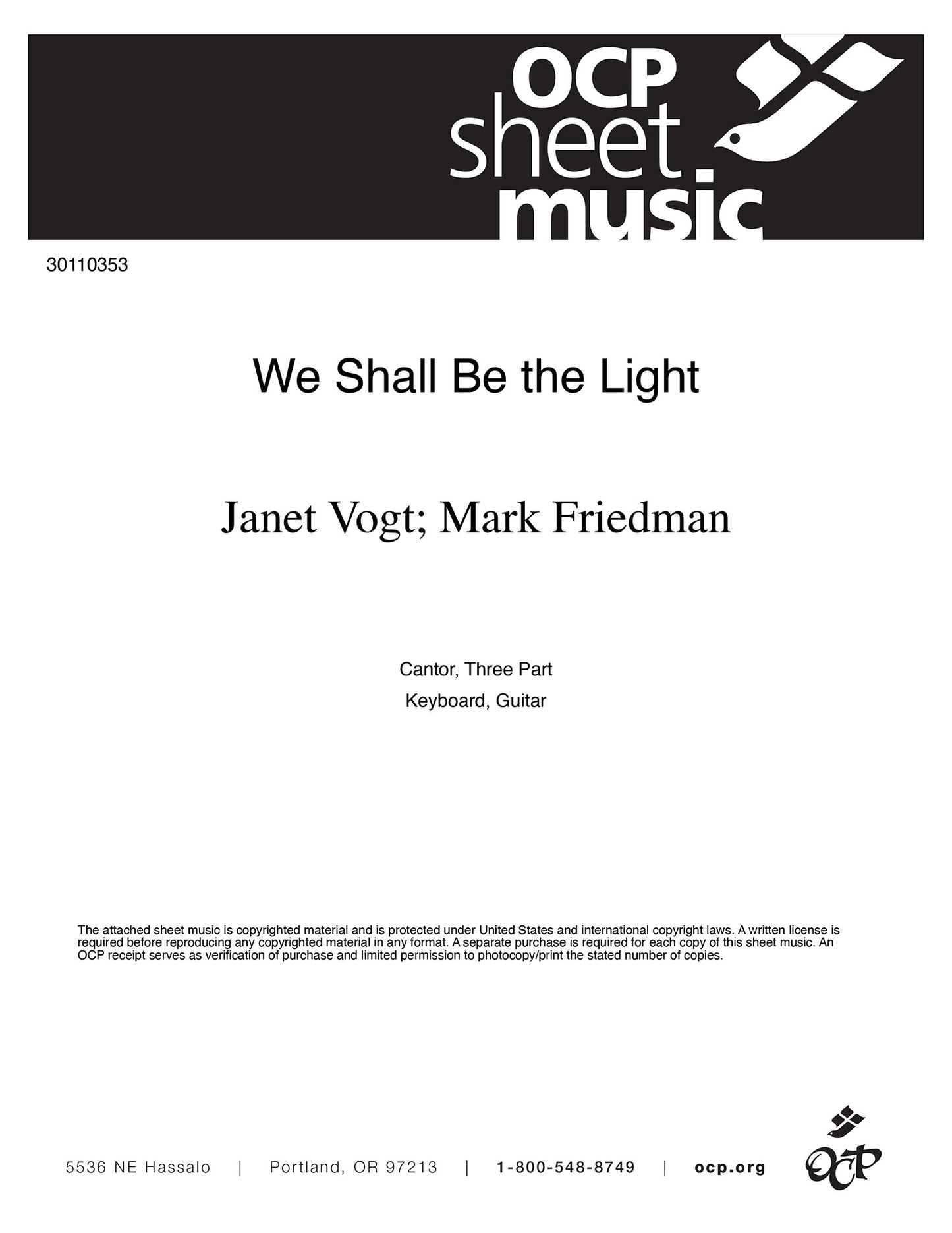 We Shall Be the Light