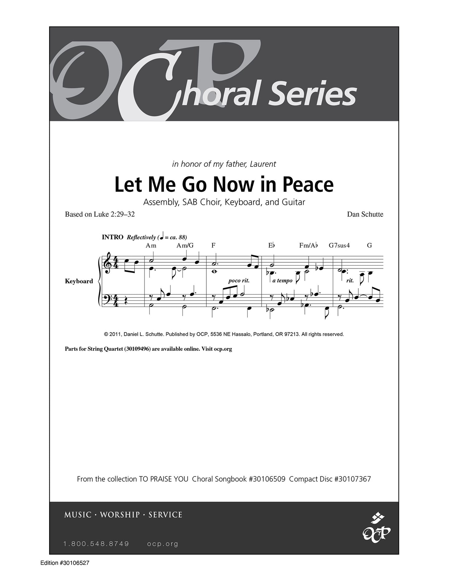 Let Me Go Now in Peace