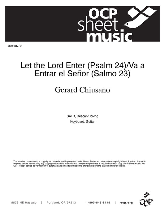 Let the Lord Enter (Psalm 24)/Va a Entrar el Se–or (Salmo 23)