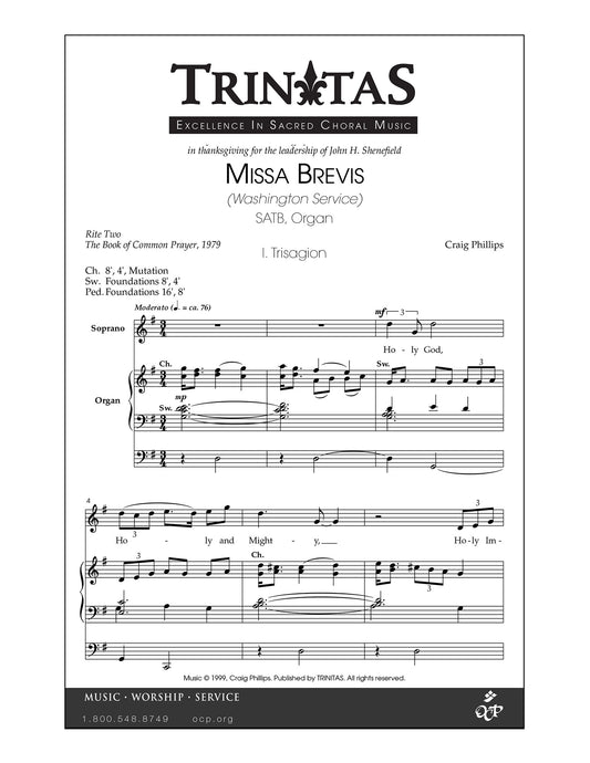 Missa Brevis (Washington Service)