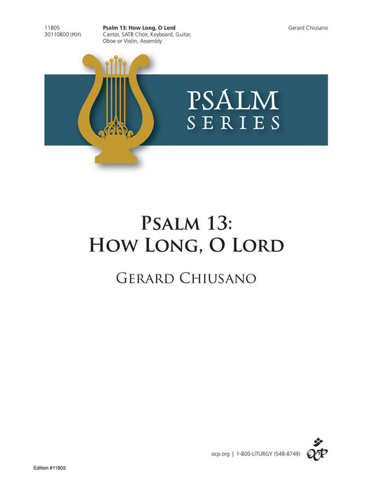 Psalm 13: How Long, O Lord
