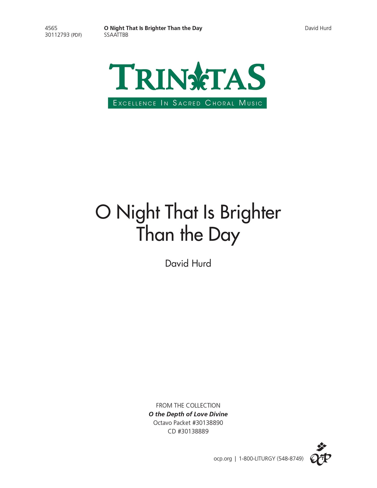 O Night That Is Brighter Than the Day