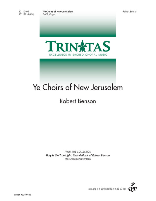 Ye Choirs of New Jerusalem