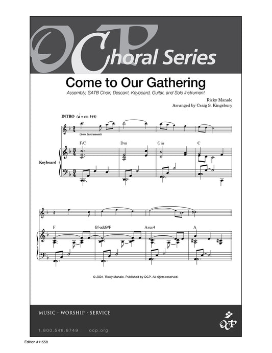 Come to Our Gathering