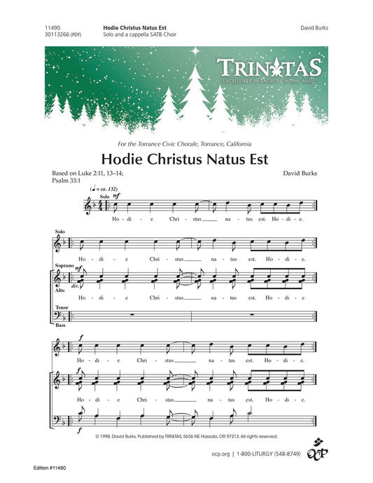 Hodie Christus Natus Est