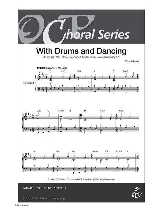 With Drums and Dancing