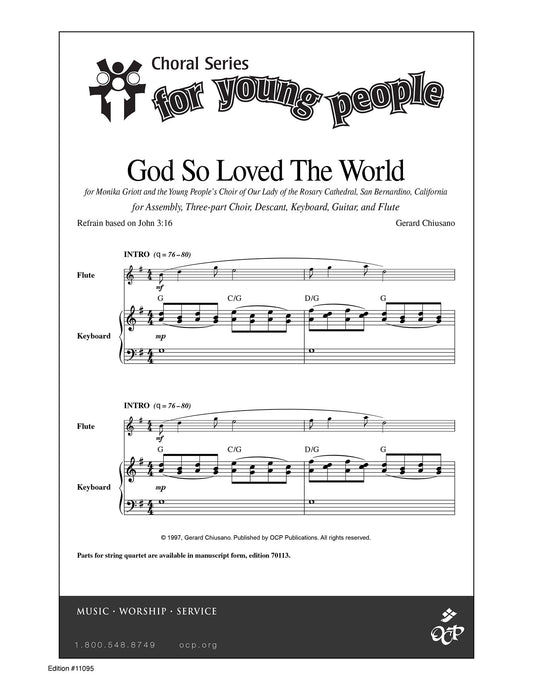 God So Loved the World