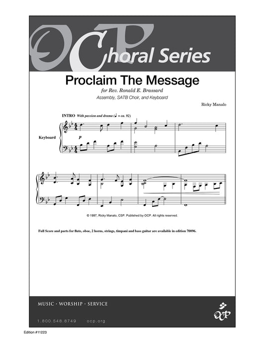 Proclaim the Message