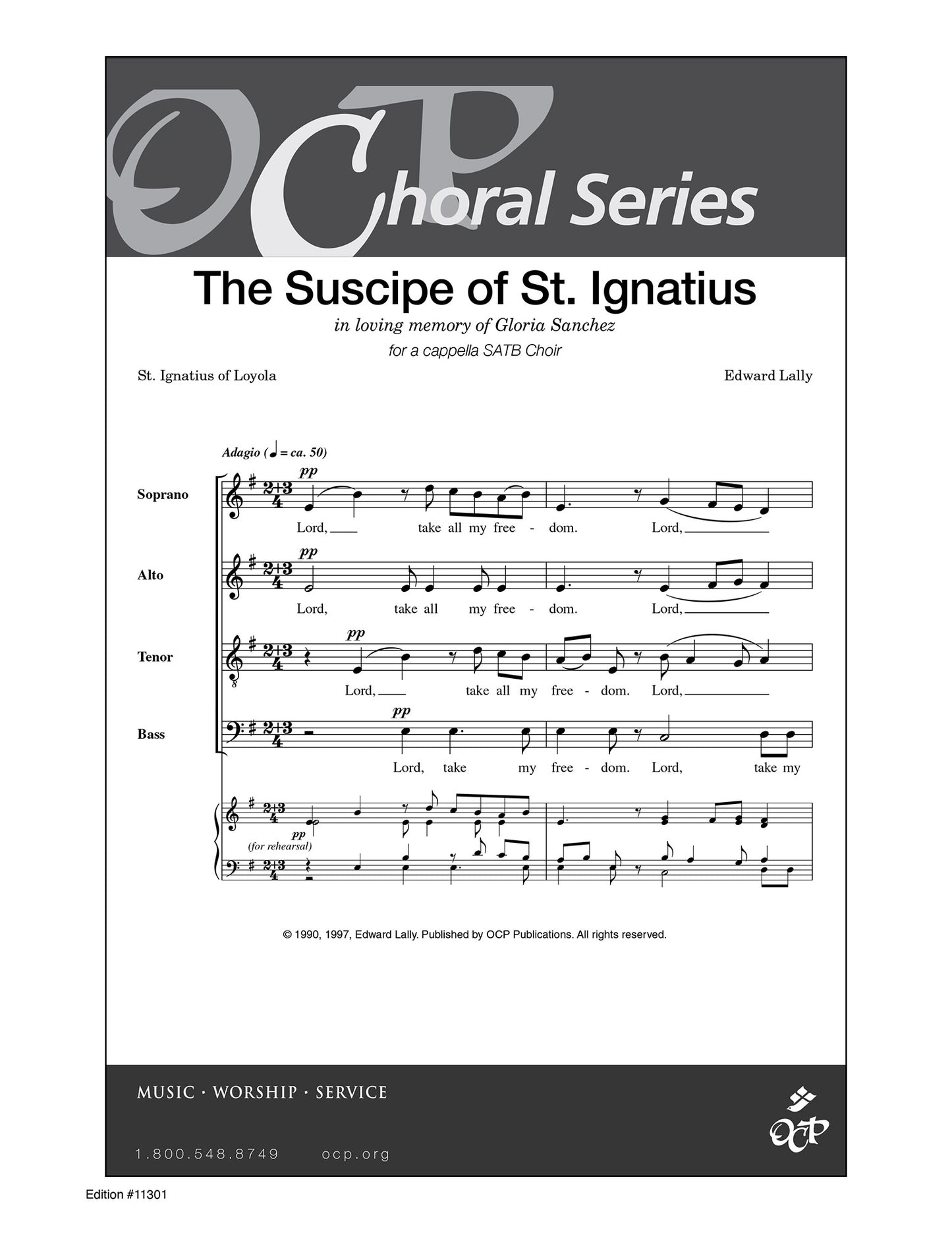 The Suscipe of St. Ignatius