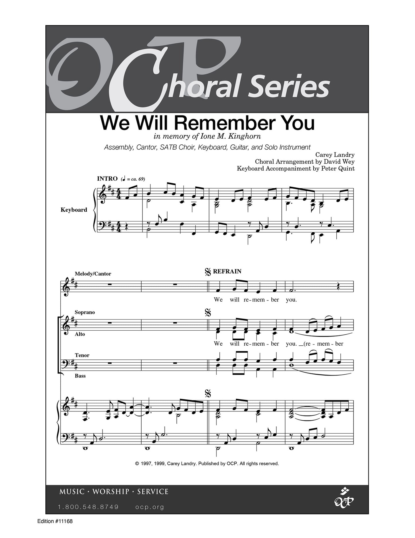 We Will Remember You