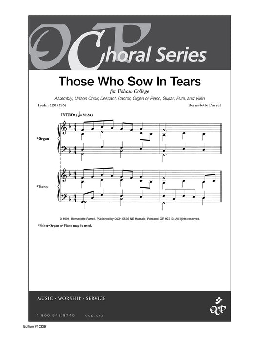 Those Who Sow in Tears