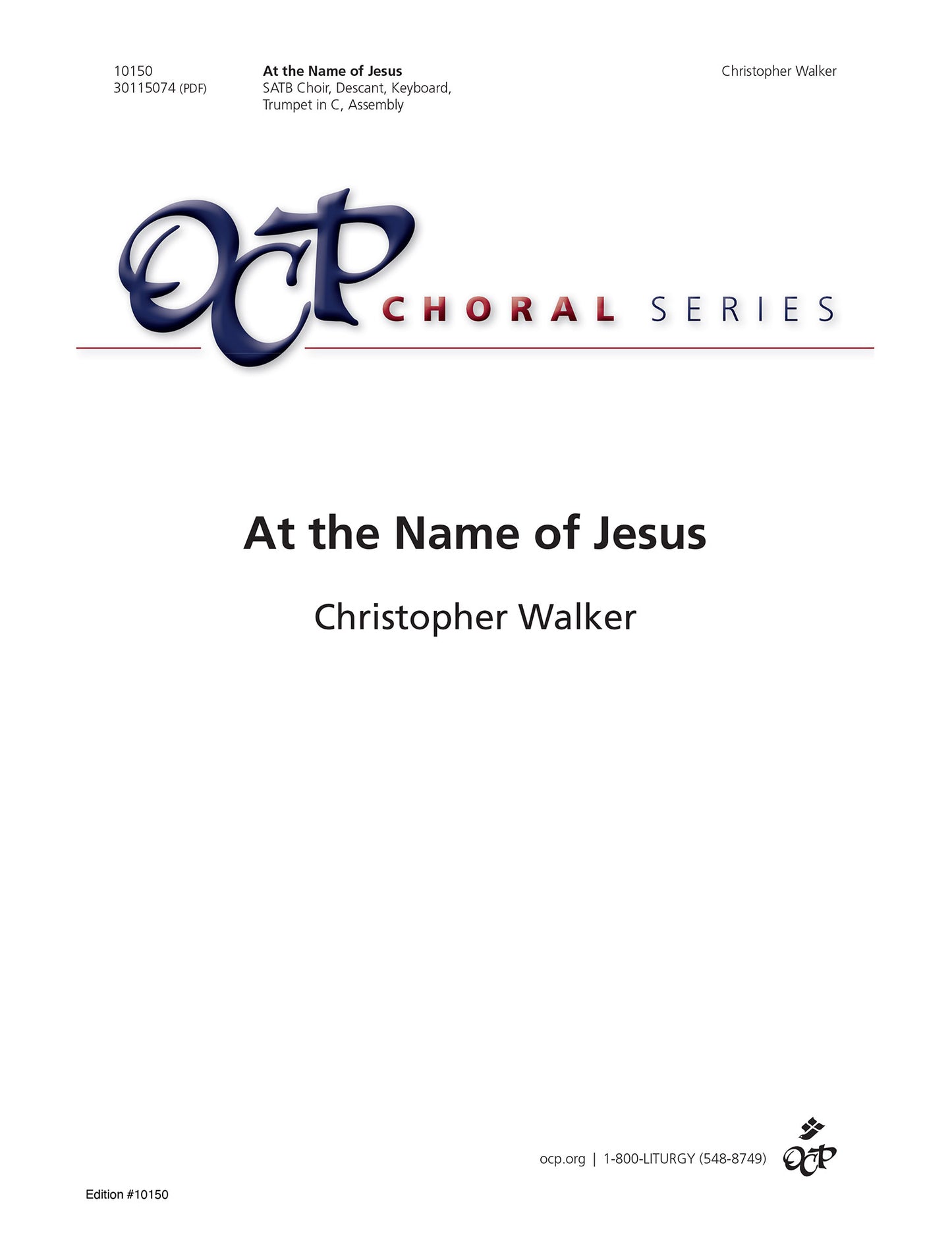 At the Name of Jesus