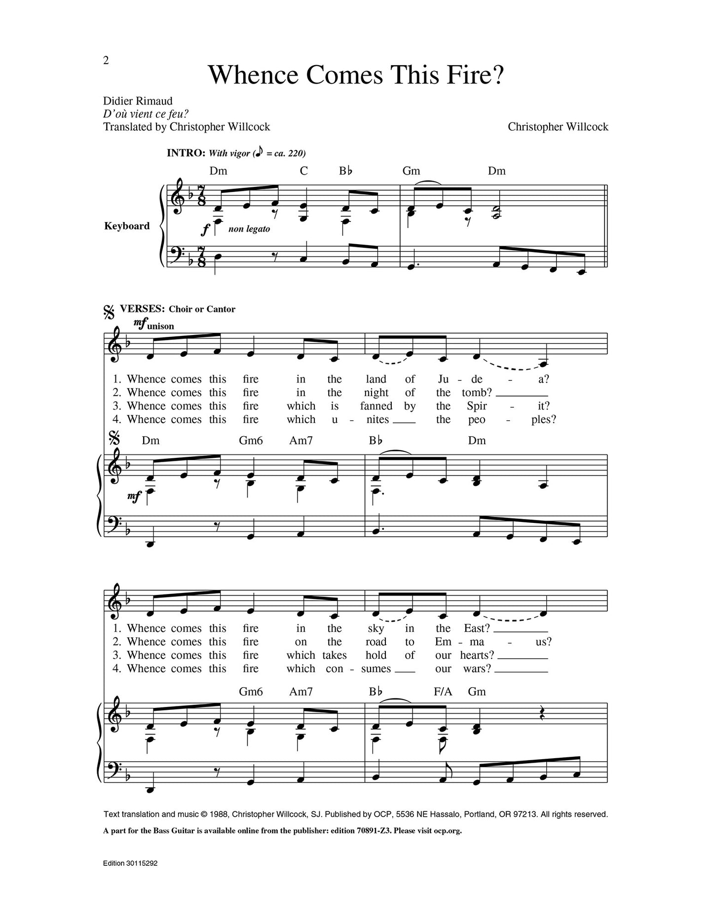 Whence Comes This Fire