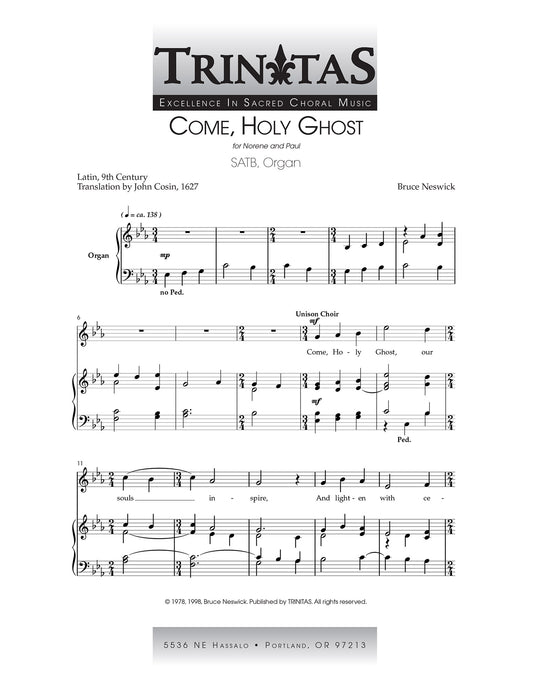 Come, Holy Ghost