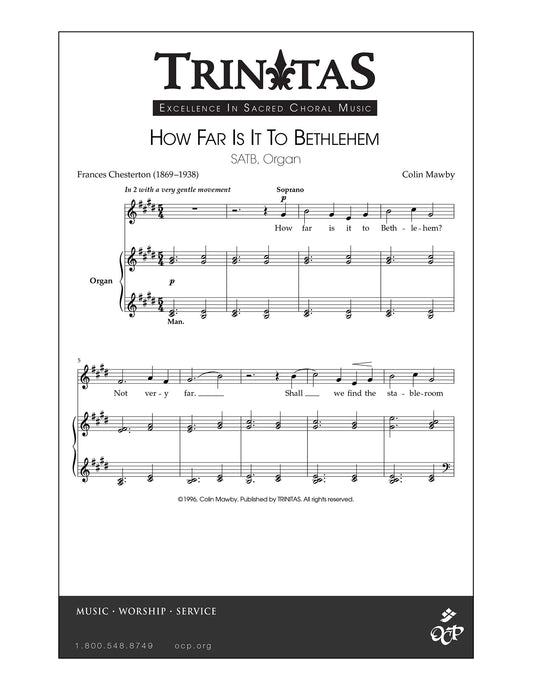 How Far Is It to Bethlehem