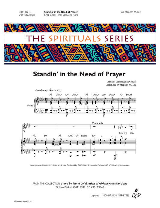 Standin' in the Need of Prayer
