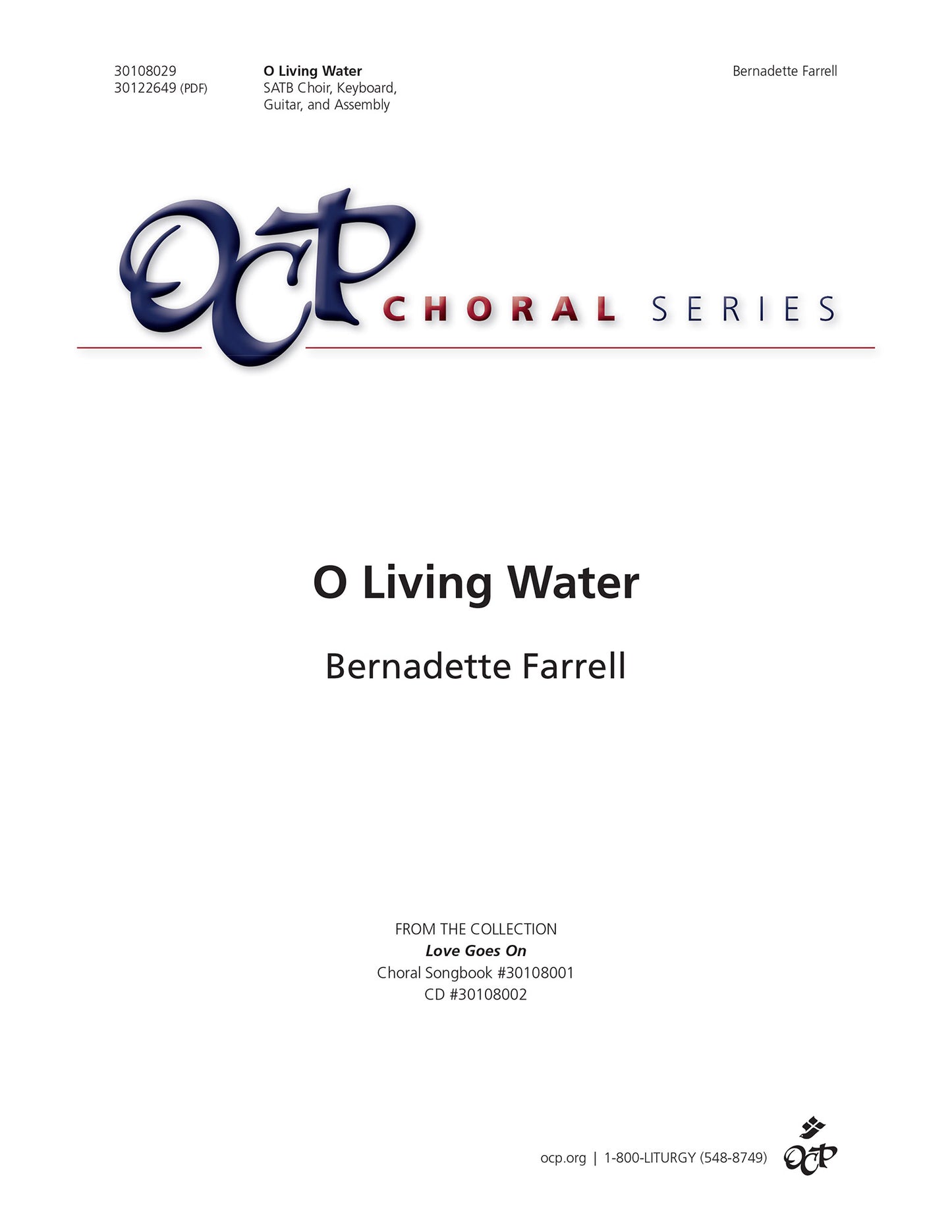 O Living Water