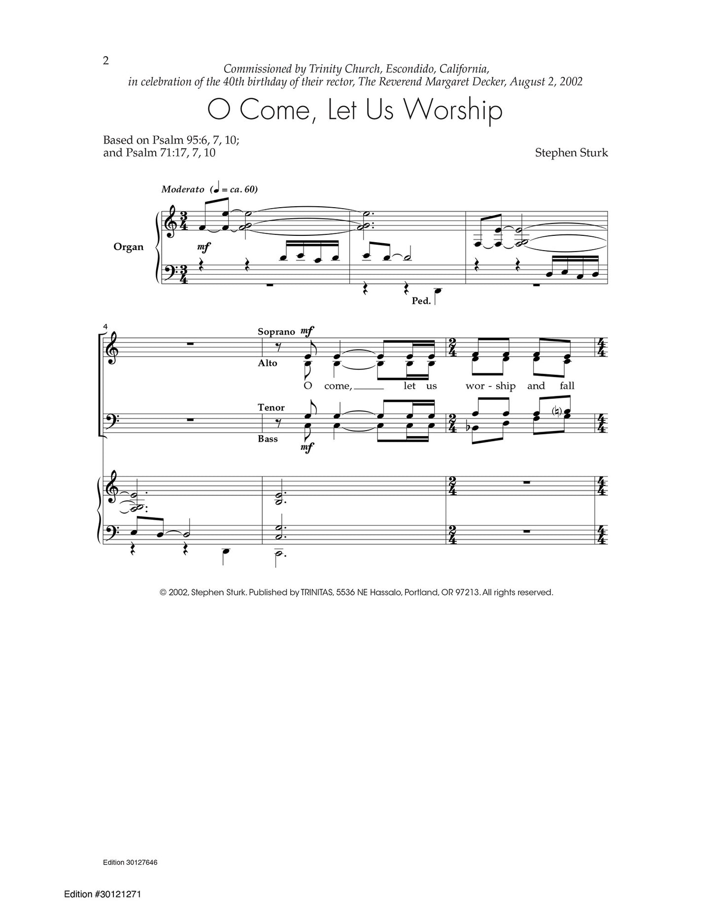 O Come, Let Us Worship