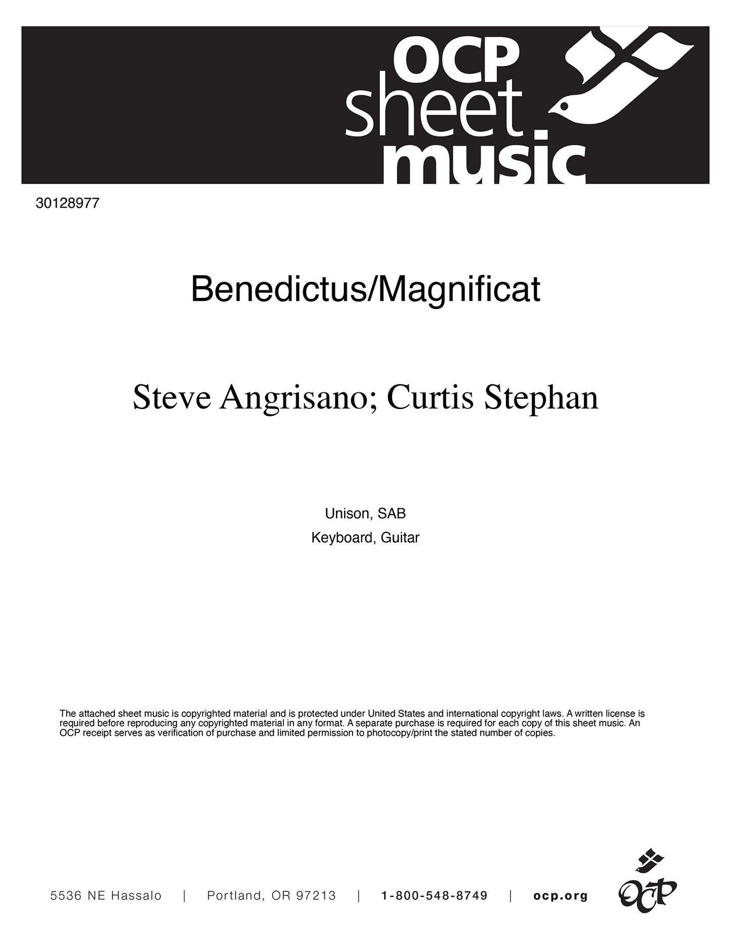 Benedictus/Magnificat