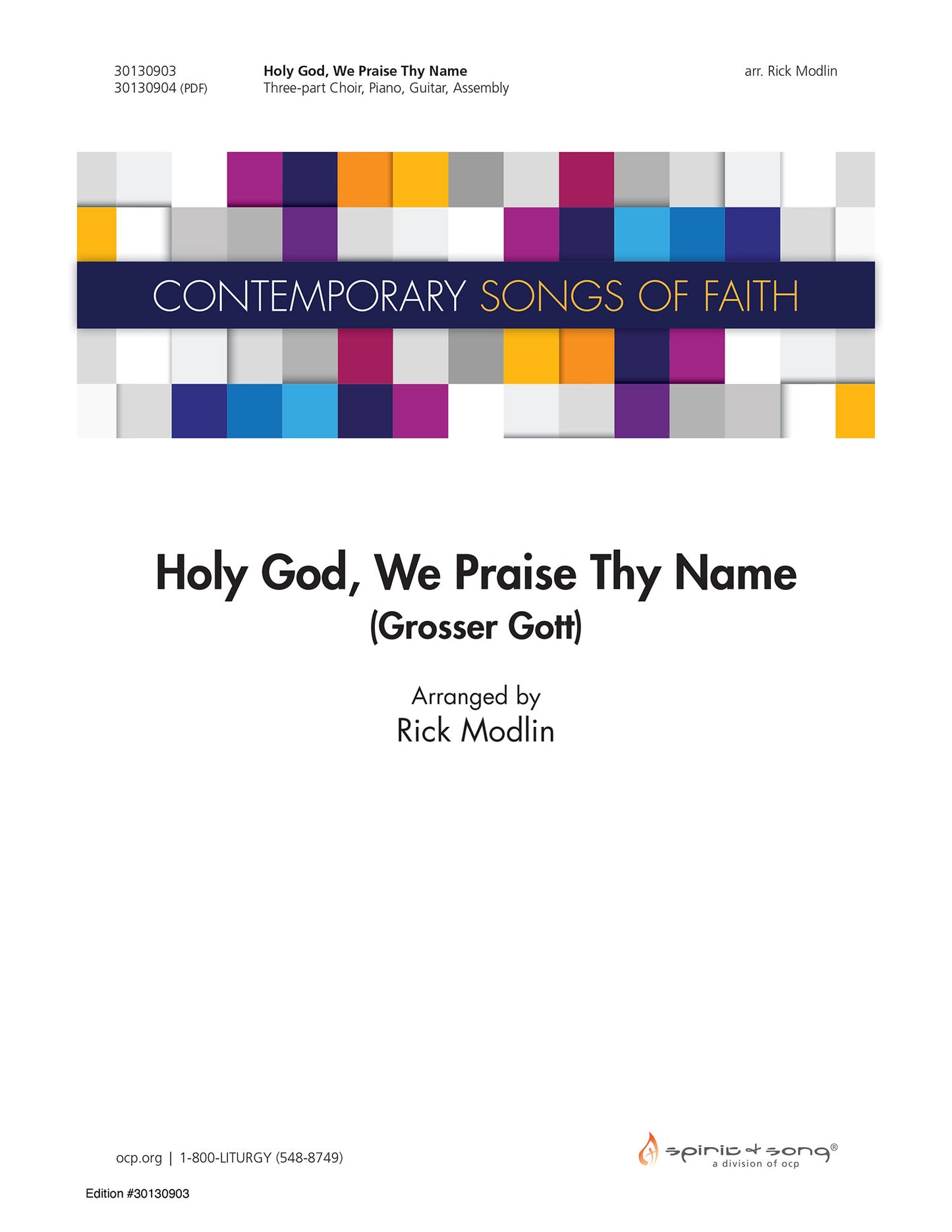 Holy God, We Praise Thy Name