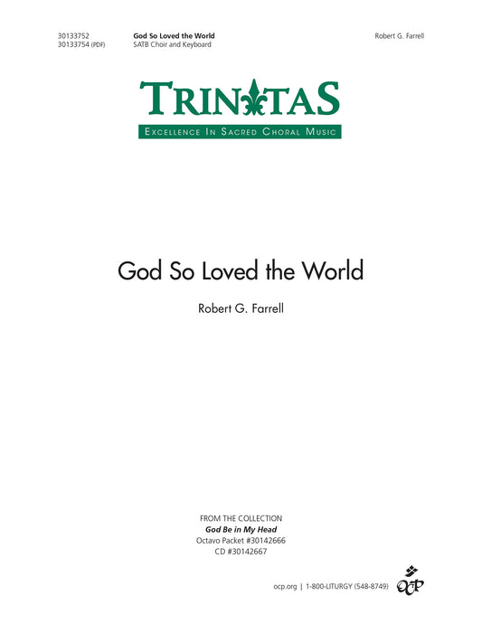 God So Loved the World