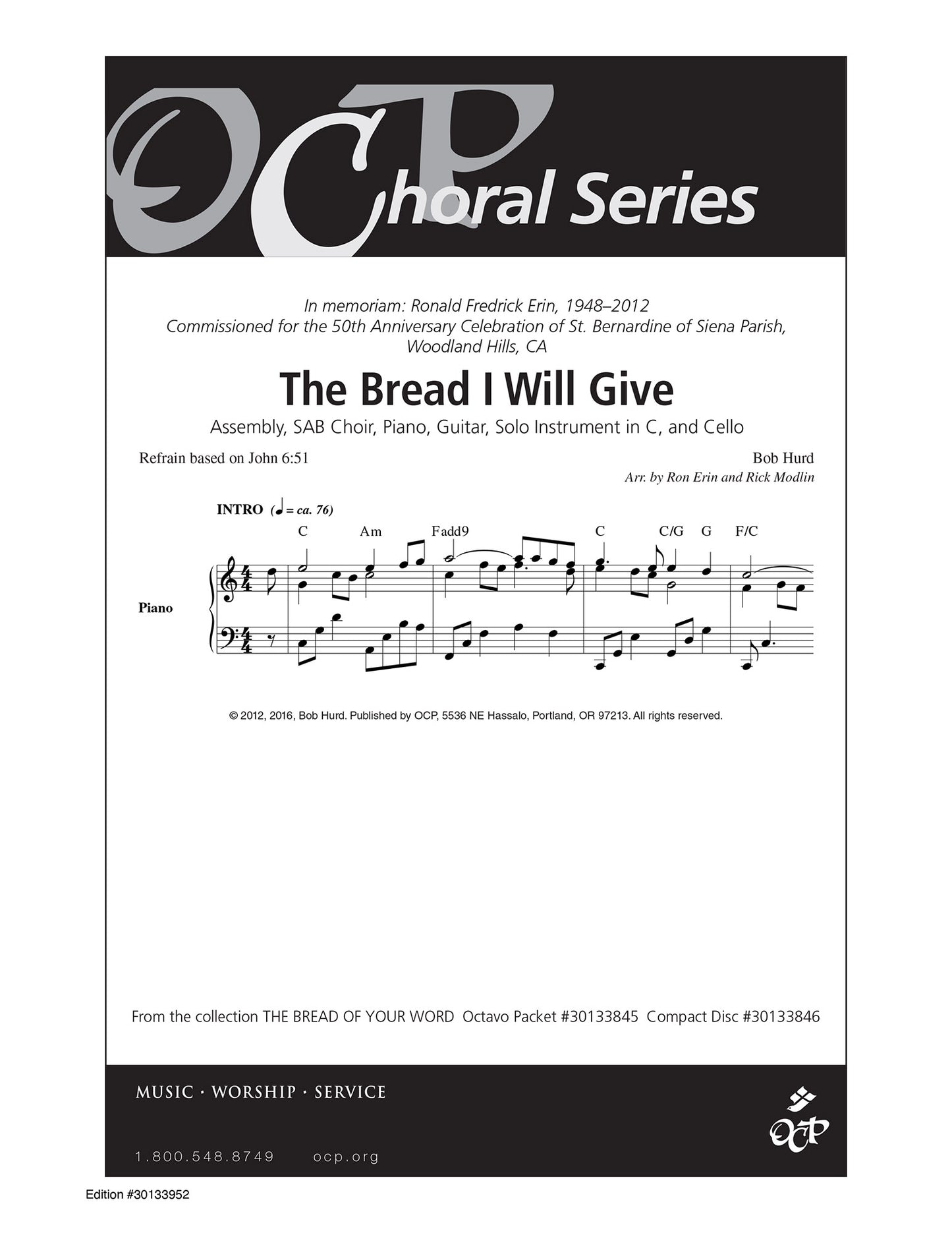 The Bread I Will Give