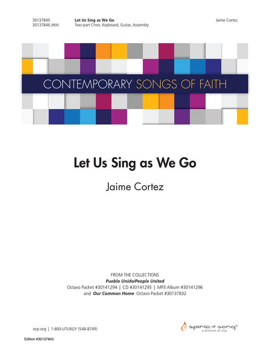 Let Us Sing as We Go