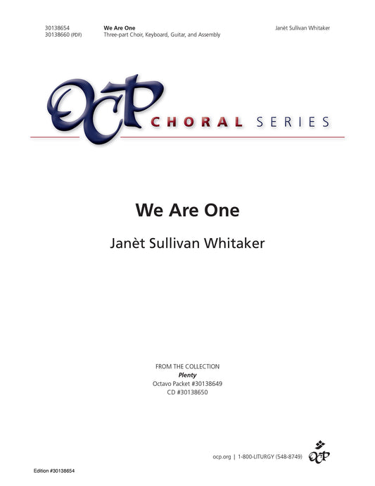 We Are One