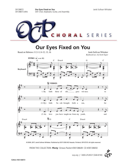 Our Eyes Fixed on You