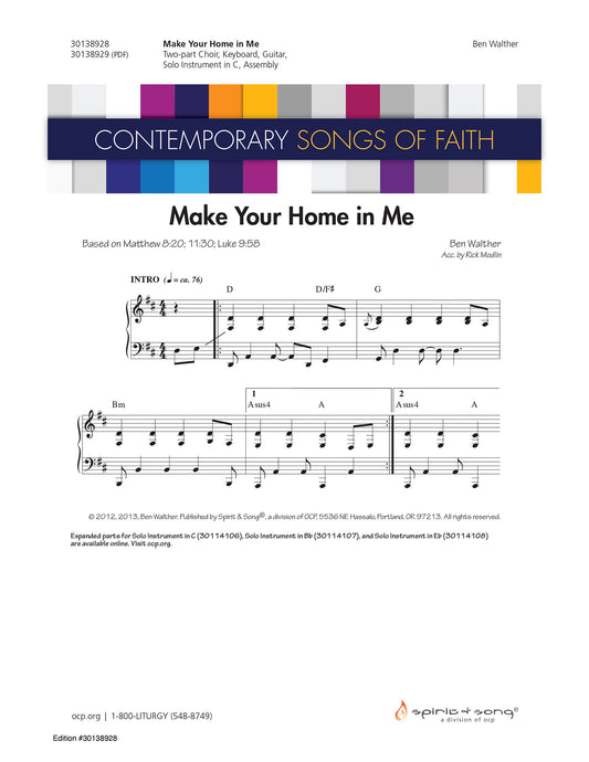 Make Your Home in Me