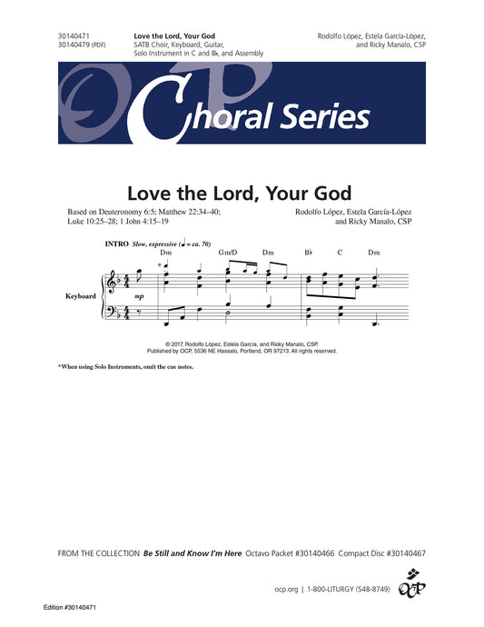 Love the Lord, Your God