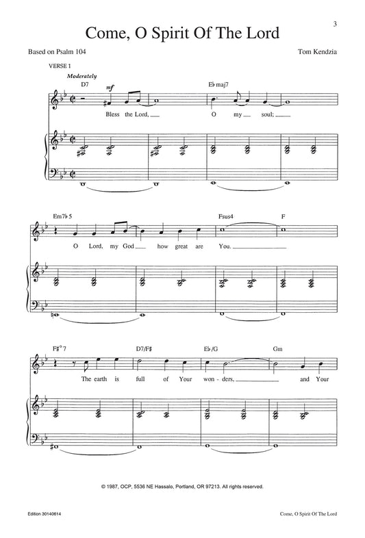 Come, O Spirit of the Lord