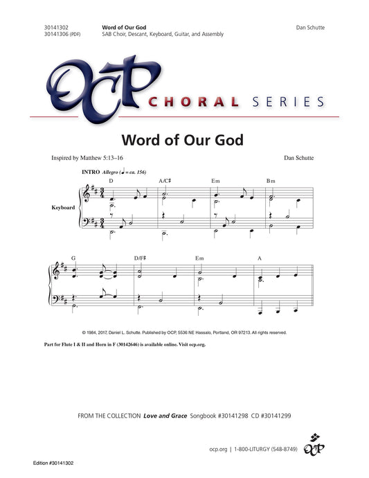Word of Our God
