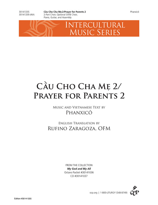 C_u Cho Cha M_ 2/Prayer for Parents 2