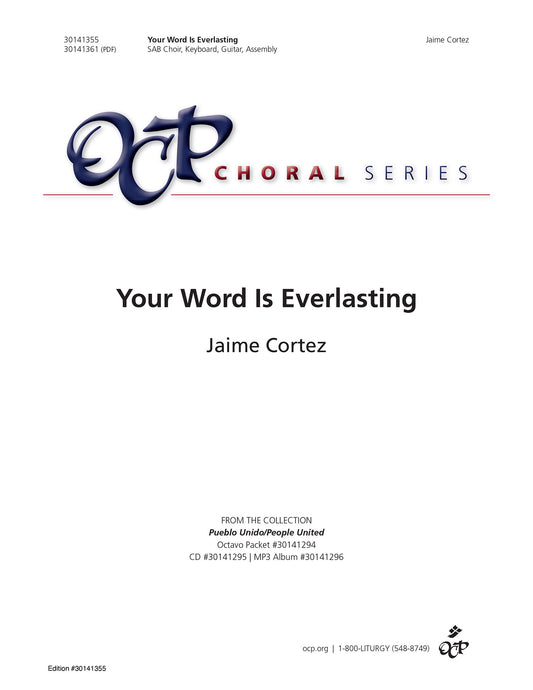 Your Word Is Everlasting