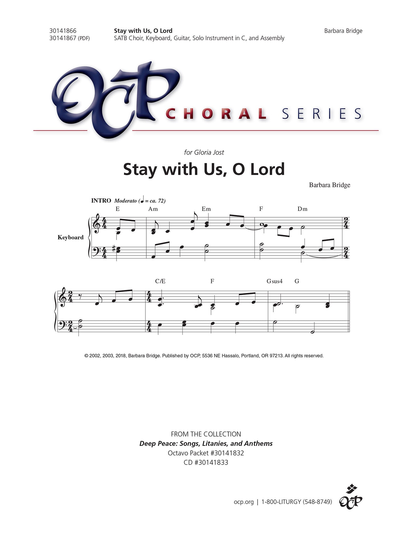 Stay with Us, O Lord