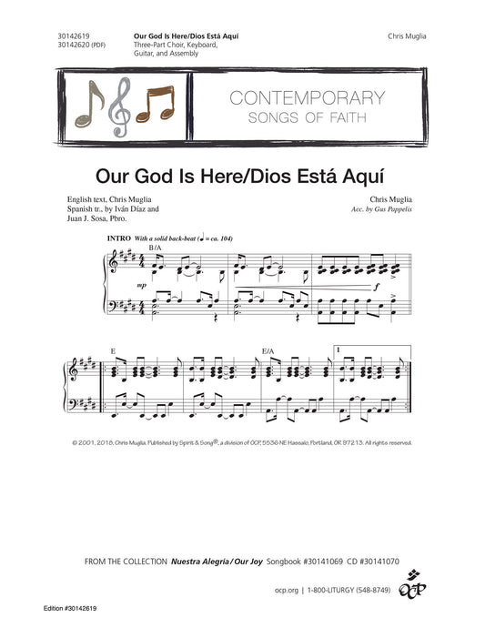 Our God Is Here/Dios Est‡ Aqu’