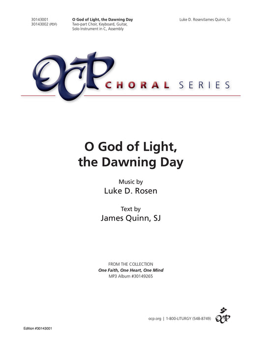 O God of Light, the Dawning Day
