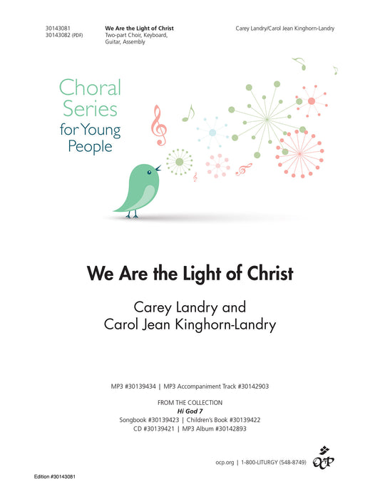 We Are the Light of Christ