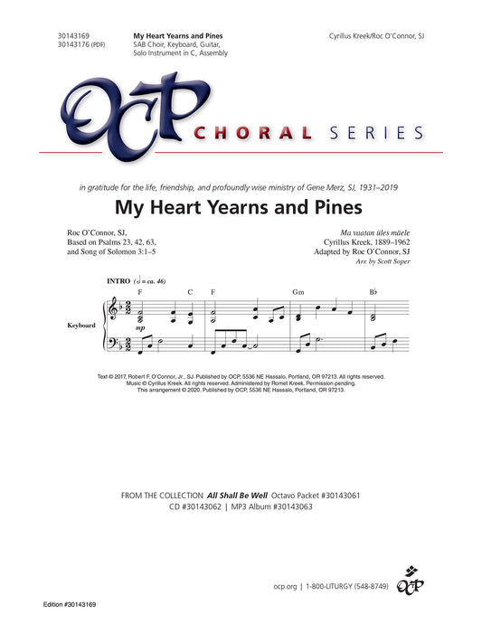 My Heart Yearns and Pines