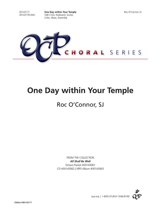 One Day within Your Temple