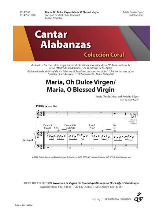 Mar’a, Oh Dulce Virgen/Mar’a, O Blessed Virgin