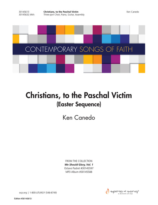 Christians, to the Paschal Victim